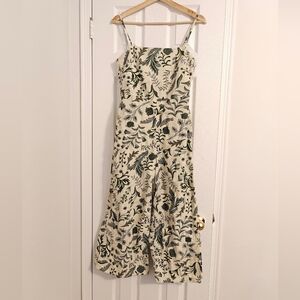 Mango Cotton Linen Jumpsuit